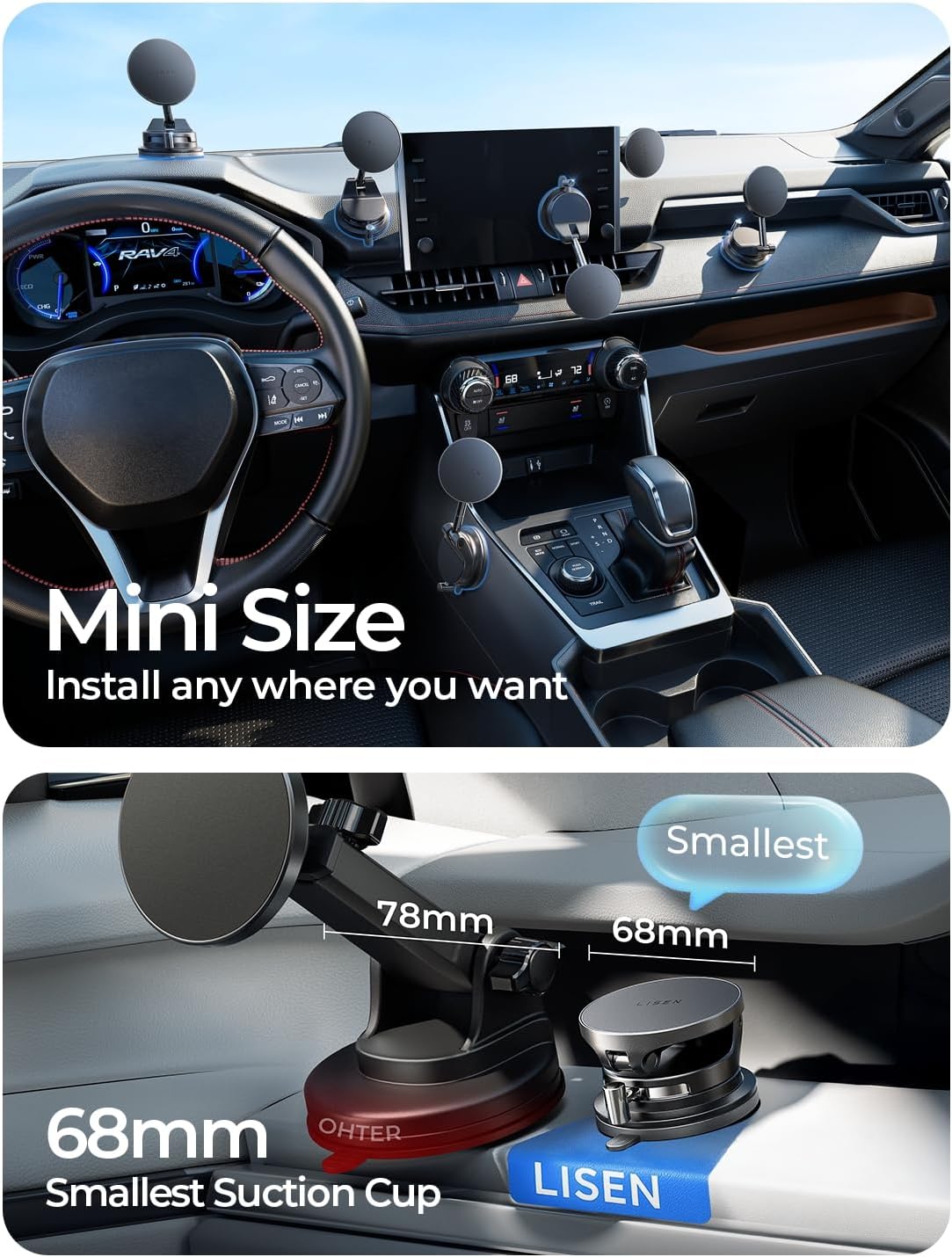 Hands-Free Magnetic Car Charger for Easy Driving