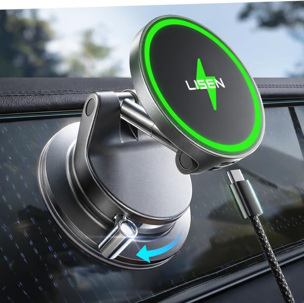 Hands-Free Magnetic Car Charger for Easy Driving
